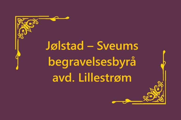 Jolstad – Sveums begravelsesbyra avd. Lillestrom 768x512