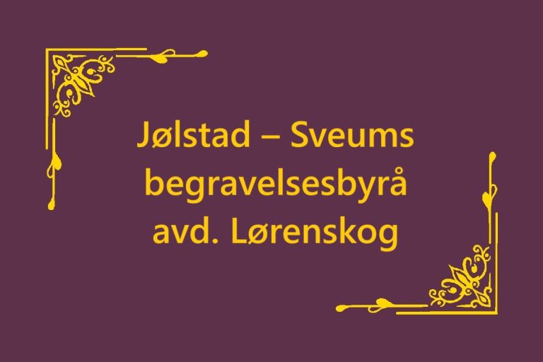 Jolstad – Sveums begravelsesbyra avd. Lorenskog 768x512